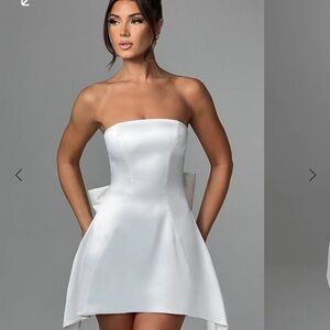 Babyboo Freja Mini Dress in Ivory (Small)